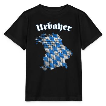 Bayern, bayrisches original, Urbayer, Minga - Stanley/Stella Kinder T-Shirt MINI CREATOR  - Schwarz - Vorne - Mikhail (115cm)