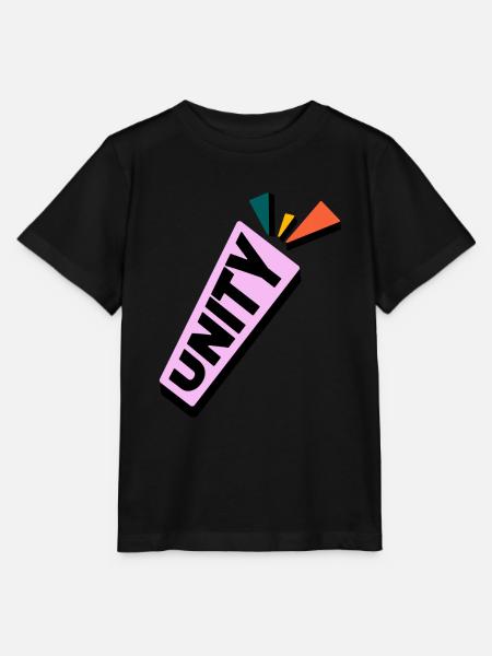 Einheit - Stanley/Stella Kinder T-Shirt MINI CREATOR  - Schwarz