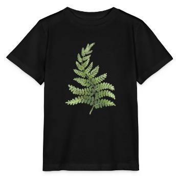 Fasan Pflanze - Stanley/Stella Kinder T-Shirt MINI CREATOR  - Schwarz - Vorne - Mikhail (115cm)