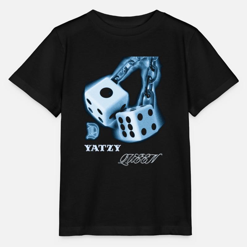 Yatzy Queen - Stanley/Stella Kinder T-Shirt MINI CREATOR  - Schwarz