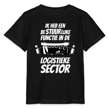 1266 fonction administrative lettres blanches - T-shirt bio MINI CREATOR Stanley/Stella Enfant - noir - Devant - Mikhail (115cm)