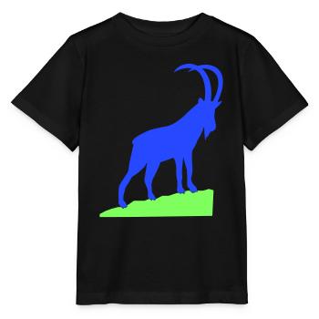 Capricorne - T-shirt bio MINI CREATOR Stanley/Stella Enfant - noir - Devant - Mikhail (115cm)