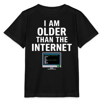I Am Older Than The Internet 11 - Stanley/Stella Kinder T-Shirt MINI CREATOR  - Schwarz - Vorne - Mikhail (115cm)