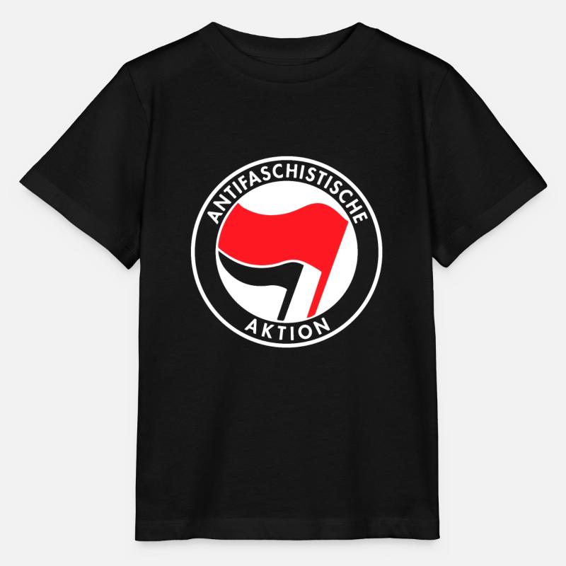 Action antifasciste - T-shirt bio MINI CREATOR Stanley/Stella Enfant - noir