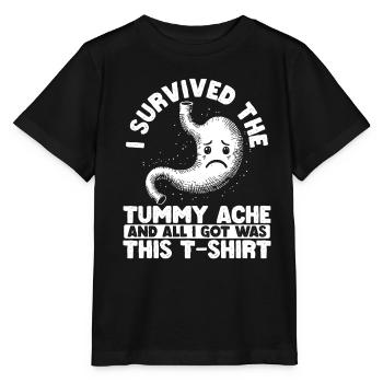 Douleur à l’estomac Survivant Douleur à l’estomac - T-shirt bio MINI CREATOR Stanley/Stella Enfant - noir - Devant - Mikhail (115cm)