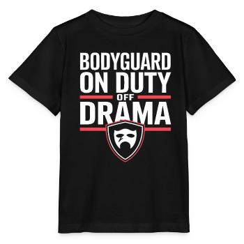 Private Security Professional Bodyguard Vip - Stanley/Stella Kinder T-Shirt MINI CREATOR  - Schwarz - Vorne - Mikhail (115cm)