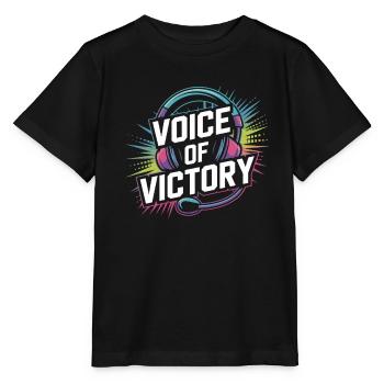 Mädchen In Esports Shoutcaster Gaming -kommentar - Stanley/Stella Kinder T-Shirt MINI CREATOR  - Schwarz - Vorne - Mikhail (115cm)