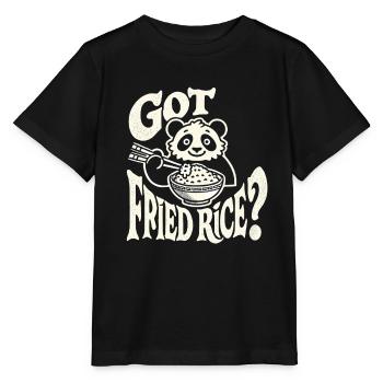 Haben Sie gebratenen Reis? - Stanley/Stella Kinder T-Shirt MINI CREATOR  - Schwarz - Vorne - Mikhail (115cm)