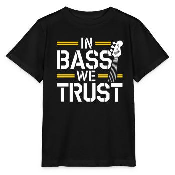 Bass Gitarrist Musiker Gear Funk Rock Jazz - Stanley/Stella Kinder T-Shirt MINI CREATOR  - Schwarz - Vorne - Mikhail (115cm)
