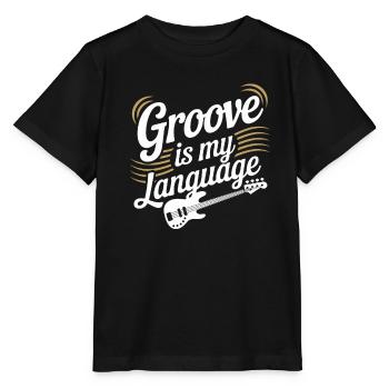 Bass Gitarrist Musiker Gear Funk Rock Jazz - Stanley/Stella Kinder T-Shirt MINI CREATOR  - Schwarz - Vorne - Mikhail (115cm)