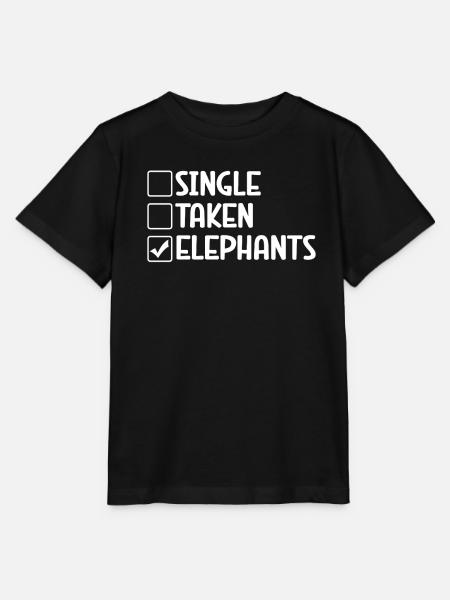 Elephant Lovers Gifts - Stanley/Stella Kinder T-Shirt MINI CREATOR - Schwarz