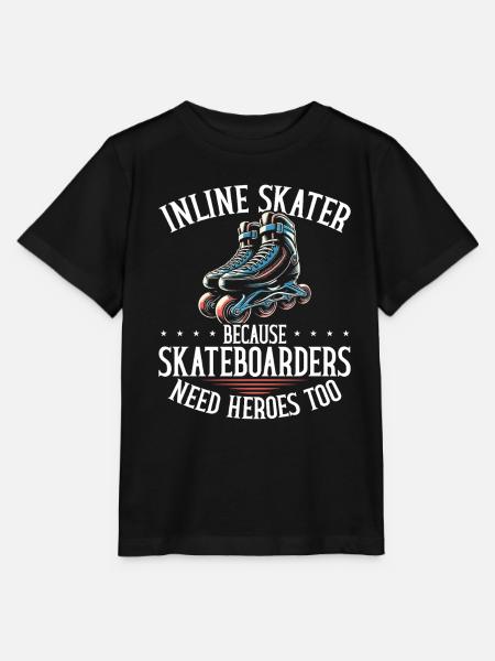 Inline Skating Rollerblading Inline Skates - Stanley/Stella Kinder T-Shirt MINI CREATOR - Schwarz