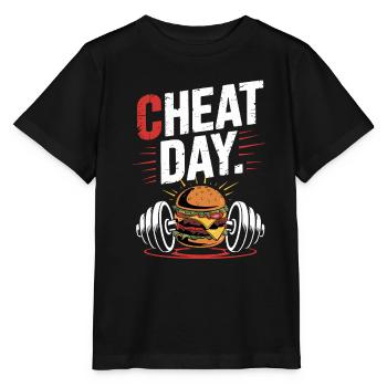 Cheat Day Fitness Enjoyment Break Training Workout - Stanley/Stella MINI CREATOR Kids’ T-Shirt - black - Front - Mikhail (115cm)