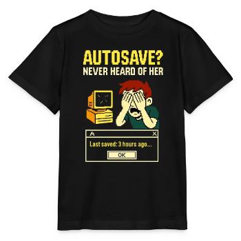 Digitaler Albtraum: Speicher vergessen - Stanley/Stella Kinder T-Shirt MINI CREATOR  - Schwarz - Vorne - Mikhail (115cm)