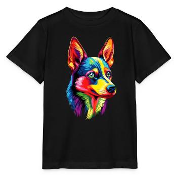 Russian Toy Terrier Dog Russkiy Russian Toy - Stanley/Stella MINI CREATOR Kids’ T-Shirt - black - Front - Mikhail (115cm)