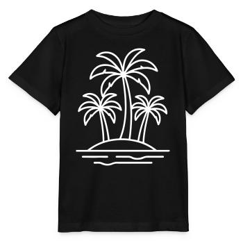 Palm Island Holidays - Stanley/Stella MINI CREATOR Kids’ T-Shirt - black - Front - Mikhail (115cm)