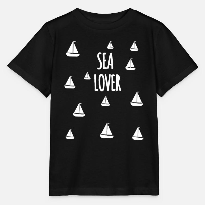 Amoureux de la mer - T-shirt bio MINI CREATOR Stanley/Stella Enfant - noir