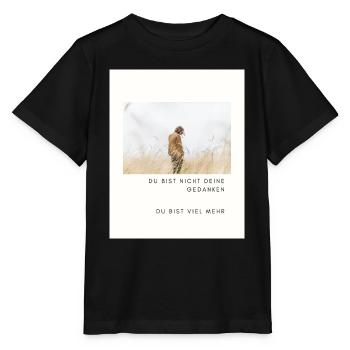 Du bist viel mehr - Stanley/Stella Kinder T-Shirt MINI CREATOR  - Schwarz - Vorne - Mikhail (115cm)
