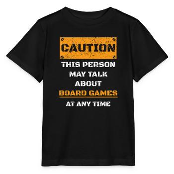 ATTENTION ATTENTION PARLER jeux de société HOBBY - T-shirt bio MINI CREATOR Stanley/Stella Enfant - noir - Devant - Mikhail (115cm)