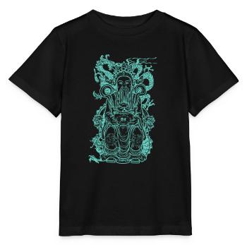 manière asiatique - T-shirt bio MINI CREATOR Stanley/Stella Enfant - noir - Devant - Mikhail (115cm)