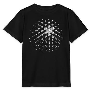 Un tas géométrique de sphères métalliques - T-shirt bio MINI CREATOR Stanley/Stella Enfant - noir - Devant - Mikhail (115cm)