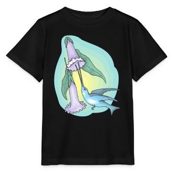 rainbow sun clouds weather rainbow sun cloud28 - Stanley/Stella MINI CREATOR Kids’ T-Shirt - black - Front - Mikhail (115cm)