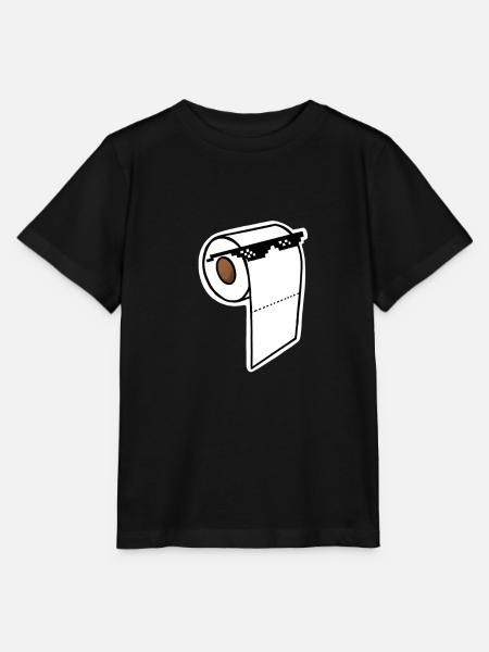 Toilettenpapier-Show - Stanley/Stella Kinder T-Shirt MINI CREATOR - Schwarz