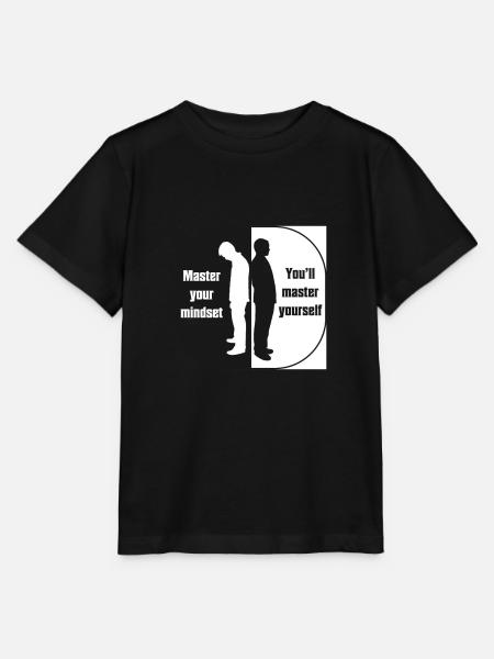 Beherrsche deine Denkweise - Stanley/Stella Kinder T-Shirt MINI CREATOR  - Schwarz