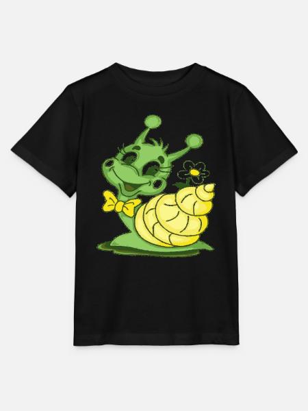 limace - T-shirt bio MINI CREATOR Stanley/Stella Enfant - noir