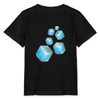 blocs de glace - T-shirt bio MINI CREATOR Stanley/Stella Enfant - noir - Devant - Mikhail (115cm)