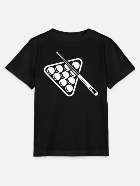 Billard Queue Billardkugeln Billardspieler - Stanley/Stella Kinder T-Shirt MINI CREATOR  - Schwarz