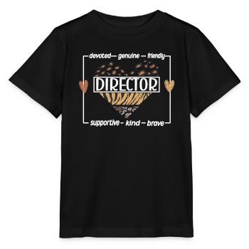 Proud Director Director Gift Director - Stanley/Stella MINI CREATOR Kids’ T-Shirt - black - Front - Mikhail (115cm)