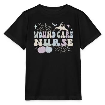 Infirmière en soins des plaies Halloween RN Cadeau de soins infirmiers des plaies - T-shirt bio MINI CREATOR Stanley/Stella Enfant - noir - Devant - Mikhail (115cm)