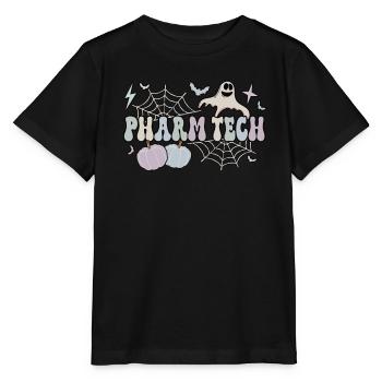 Pharmacy Technologist Halloween Pharmacy Tech - Stanley/Stella MINI CREATOR Kids’ T-Shirt - black - Front - Mikhail (115cm)