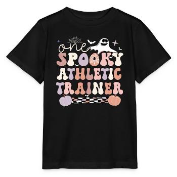 Certified Athletic Trainer Halloween AT Gifts - Stanley/Stella MINI CREATOR Kids’ T-Shirt - black - Front - Mikhail (115cm)