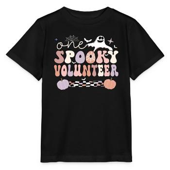 Volunteer Halloween Volunteering Voluntary Work - Stanley/Stella MINI CREATOR Kids’ T-Shirt - black - Front - Mikhail (115cm)
