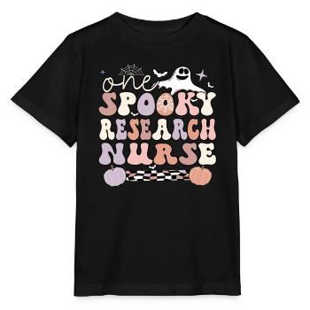 Research Nurse Clinical Research Nursing Halloween - Stanley/Stella MINI CREATOR Kids’ T-Shirt - black - Front - Mikhail (115cm)