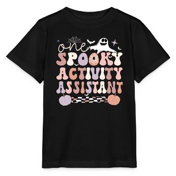 Activity Assistant Activity Professional Halloween - Stanley/Stella MINI CREATOR Kids’ T-Shirt - black - Front - Mikhail (115cm)