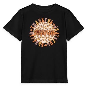 Supervisor Thanksgiving Supervisory Management - Stanley/Stella MINI CREATOR Kids’ T-Shirt - black - Front - Mikhail (115cm)