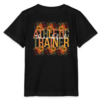 Certified Athletic Trainer Thanksgiving AT Gifts - Stanley/Stella MINI CREATOR Kids’ T-Shirt - black - Front - Mikhail (115cm)