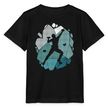 Escalade de bloc Enfants Hommes Garçons Escalade - T-shirt bio MINI CREATOR Stanley/Stella Enfant - noir - Devant - Mikhail (115cm)