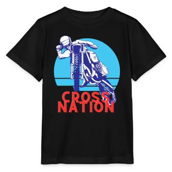 Cross Nation - Stanley/Stella Kinder T-Shirt MINI CREATOR  - Schwarz - Vorne - Mikhail (115cm)