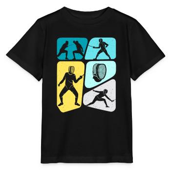 Escrime Escrime Escrime Escrime Épées Garçons Escrime - T-shirt bio MINI CREATOR Stanley/Stella Enfant - noir - Devant - Mikhail (115cm)