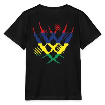 Claw Klaue worn risse riss x heimat stolz Mauritiu - Stanley/Stella Kinder T-Shirt MINI CREATOR  - Schwarz - Vorne - Mikhail (115cm)