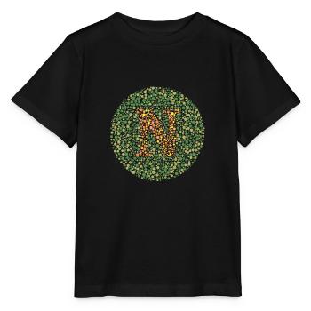 Nu test d'oeil - T-shirt bio MINI CREATOR Stanley/Stella Enfant - noir - Devant - Mikhail (115cm)
