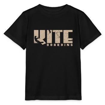Kite boarding - Stanley/Stella MINI CREATOR Kids’ T-Shirt - black - Front - Mikhail (115cm)