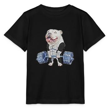 Muscle Bully - T-shirt bio MINI CREATOR Stanley/Stella Enfant - noir - Devant - Mikhail (115cm)