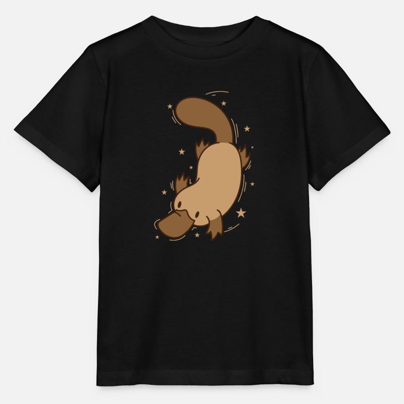 Schnabeltier beim Tauchen Australien - Stanley/Stella Kinder T-Shirt MINI CREATOR - Schwarz