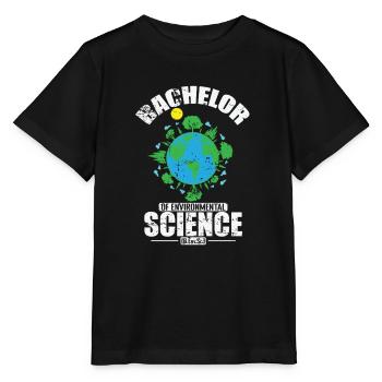 Bachelor of Environmental Science Umweltschutz - Stanley/Stella Kinder T-Shirt MINI CREATOR  - Schwarz - Vorne - Mikhail (115cm)