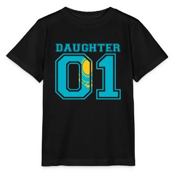 fille fille reine 01 Kazakhstan - T-shirt bio MINI CREATOR Stanley/Stella Enfant - noir - Devant - Mikhail (115cm)